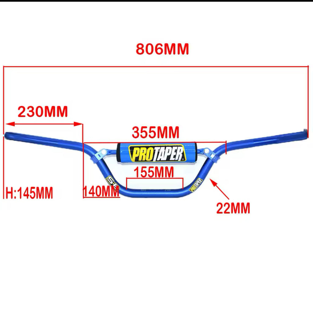 TRK 7/8 High Rise Handlebars