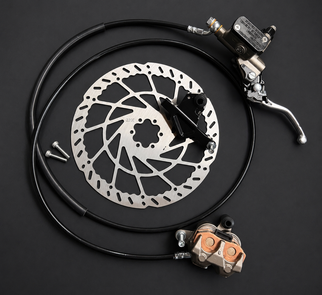 Ultimate Pre-Bled Super 73/Ridstar q20 Ultra Bee Rear Brake Kit (Ships Next Business Day)
